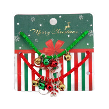 Bracelet à breloques de noël élégant, corde tissée,-2 paquets A
