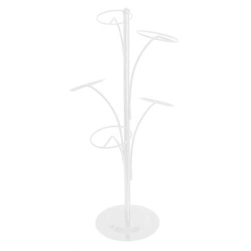 Présentoir de chapeaux en métal, support Durable pour-Blanc