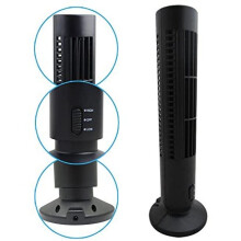 Bladeless Tower Fan With Night Light, Portable Oscillating Quiet Fans For Home Office