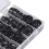 Assorted 160Pcs Snap in Cable Grommets 8mm-25mm with Easy Installation 8