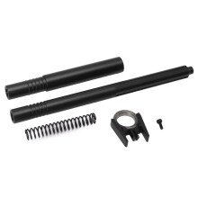 Supporto albero di trasmissione centrale in lega di alluminio nero per auto RC 1/10