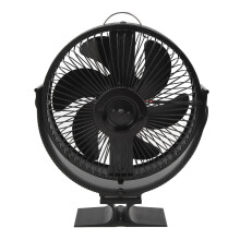 Non Electric Stove Fan Oscillating Stove Fan Heat Powered Thermoelectric Module Quiet Operation Corrosion Resistant Robust Aluminum Construction