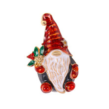 Broche de noël broches strass cristal émail broche Santa broche
