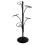 Mode Metall Hut Display Stand Baseball Kappe Rack mit 5-Schwarz 1