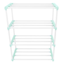 Organizador de projetor giratório, empilhável, para sapatos, com cores elegantes e design moderno. Design multicamadas para organização e