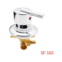 Precision-engineered Faucet For Cold Hot Mixing And Stable Water Temperature, Features Durable Brass Construction And A Polished Handle, Compatible Wi