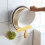 Wall Mounted Washbasin Organizer Hook Holder, Telescopic Adjustment Space Saving No Drill Multi-Use Storage Rack ABS Material Rust-Resistant for Kitch 1