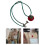 Colliers avec pendentif en forme de tomate, petit ras du-tomate 3