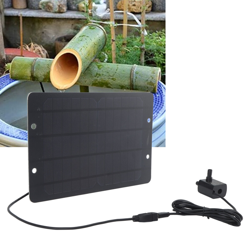 Usb Solar Pump 6V 10W For Water Fountain Bird Bath Garden Pool 7691369460616