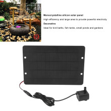 Solarbrunnen-Set, 6 V, 10 W, monokristallines