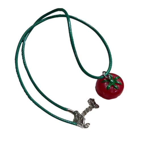 Collier chaîne tomate, cadeau de bijoux parfait pour-tomate 1