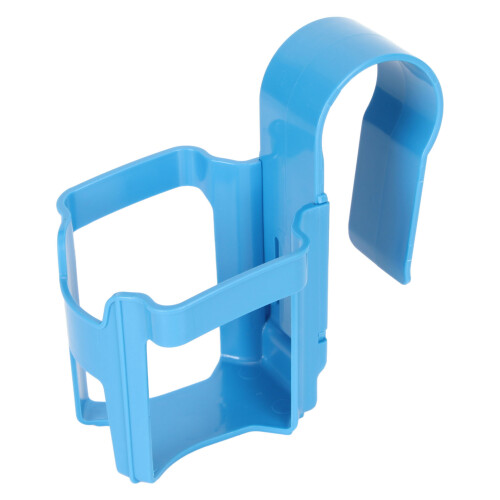 ABS Poolside Cup Holder – Durable Blue Drinking Holder 9.3x8.7x9cm 2