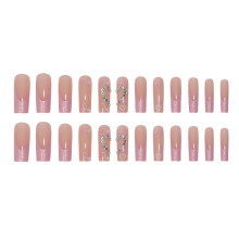 Schimmernder Gel-Nagellack im Jelly-Stil, inklusive Gelkleber-Set für abnehmbare und wiederverwendbare Befestigung, perfekt für festliche Anlässe,