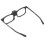 Adjustable 1.5X LED Magnifier Glasses for Elderly Reading 150D 9