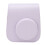 Capa protetora para câmera instantânea em couro PU, compatível com Instax Mini. Design com aba, interior macio em microfibra que não risca e 2