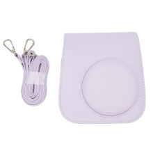 Beskyttelsesetui i PU-læder til Instax Mini, kompatibel med Instax Mini, flipcover, blødt, ridsefast mikrofiber, indvendigt støvbeskyttende