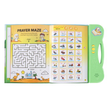 Interactive Sound Book for Kids, English Arabic, Plastic, 24.7x22cm