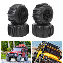 4 Stück 85 mm Gummi RC-Auto-Reifen 12 mm Sechskant für 1/16 Maßstabsmodelle