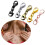 8Pcs Lobster Clasp Necklace Extension Clasp Chain-Black 5