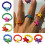 Starfish Beaded Rings  Bead Rings Stackable Rings-orange 7