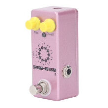 Frühling Reverb Effektpedal 1/4 Zoll Mono-Klinke Aluminiumlegierung, Geringes Rauschen