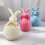Long-Eared Egg Rabbit Plaster Doll-Silicone Mold-Style 3 5