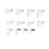 12Pcs Hard Drive Replacement Head Tool Set ABS Data Recovery Repair Kit 9