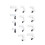 12Pcs Hard Drive Replacement Head Tool Set ABS Data Recovery Repair Kit 11