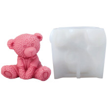 Silicone Bear Mold For Soap Making For DIY Aromatherapy-style 2