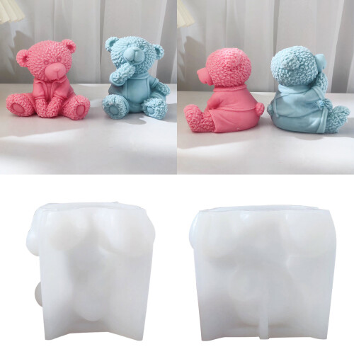 Silicone Bear Mold For Soap Making For DIY Aromatherapy-style 2 2