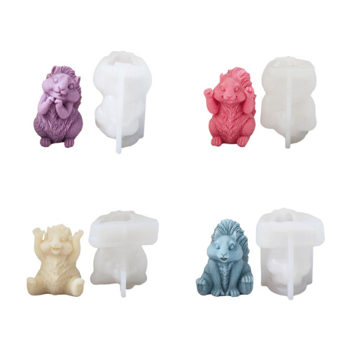 Moule à bougie en Silicone pour décorations de- serrer le poing 1