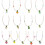 Collier de perles bohème, collier de fleurs, perles colorées,-3 3