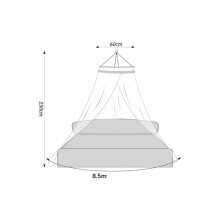 Dreamy Princess Canopy, Bed Canopy Mosquito Net For Girls Room Decor, Finest Mesh For Air Circulation And Insect Prevention, Easy Installation With