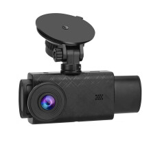 Infraröd nattseende dashcam, 3-kanals körinspelare med värmebeständigt chipset och livstids professionellt stöd för tillförlitlighet i alla