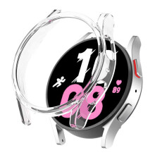 Samsung Galaxy Watch Armor, protecție cu strat dublu cu material flexibil pentru ceasuri inteligente de 40 mm, pachet de 2 transparente