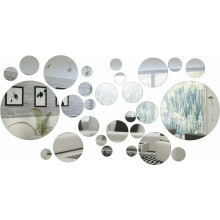 Illuminez votre espace avec nos stickers muraux miroirs acryliques amovibles, conçus pour la décoration intérieure grâce à leur surface