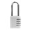 4-Digit Zinc Alloy Combination Lock for Cabinets Silver, Durable Security Lock 9