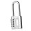 4-Digit Zinc Alloy Combination Lock for Cabinets Silver, Durable Security Lock 12