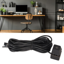 Interruttore di alimentazione per computer desktop con switch blu e cavo di 13,1 piedi