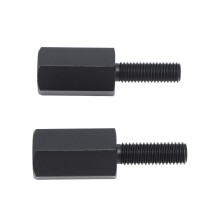 2 pièces de rehausseur de siège 2 pouces pour UTV, noir, compatible avec tous les modèles Maverick X3.
