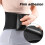 Electric Heated Waist Support Black USB Adjustable Free Size 5