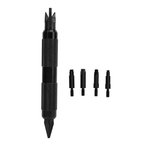 High Precision Reloading Multitool Aluminum Alloy Internal And External Deburring Tools Primer Pocket Cleaner Crimp Removal Tool Manual Model Hole