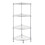 Heavy Duty Storage Rack for Organized Living, Adjustable Height Corner Shelving Unit with Multi-Layer Structure, Wire Storage Shelves Featuring Rust R 1