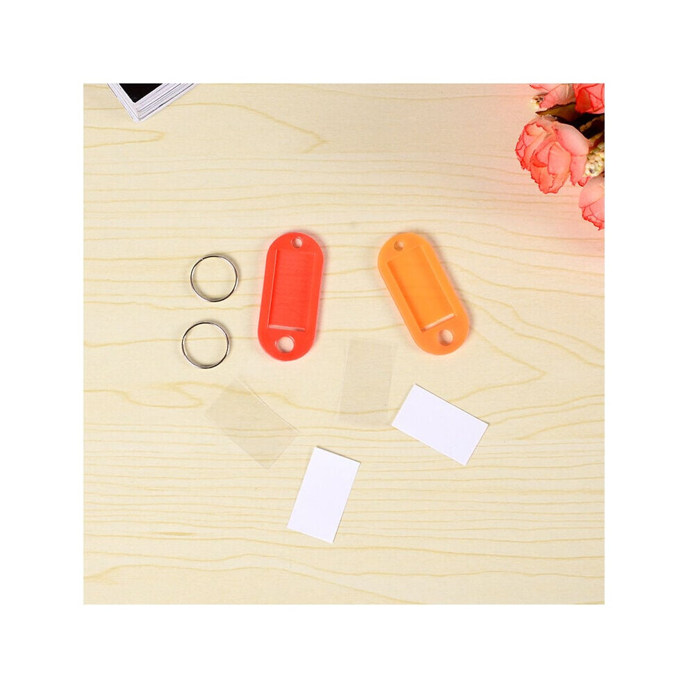 Reusable Key Tags, Plastic Key Tags With Label Window For Effortless Labeling, Compact Size Design For Versatile Use In Home Office 9169997093134