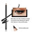 Επαγγελματικό Σετ Eyeliner, Οφθαλμολογικά Ελεγμένο Eyeliner σε Gel με Λαμπερό Φινίρισμα, 5