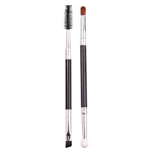 Professionelle, doppelseitige Make-up-Pinsel, Gel-Eyeliner-Werkzeug, Augenbrauenformer mit rutschfestem Griff, leicht und tragbar, waschbar und