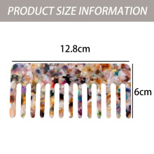 Sleek Detangling Combs, Cellulose Acetate Wide Tooth Comb For Curly Long Thick Hair, Lightweight And Compact With Reliable Material, Your Essential