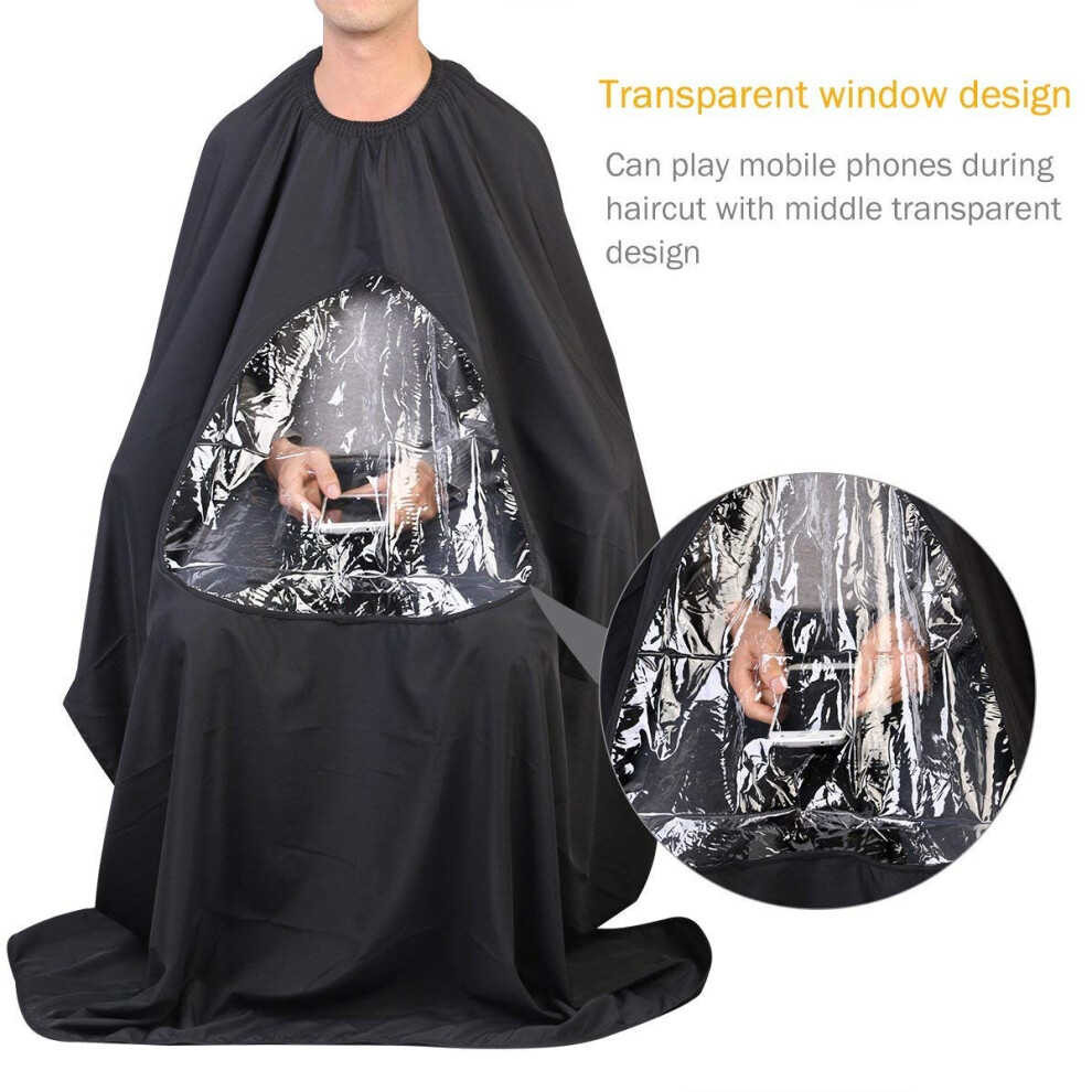 Salon Cape for Professional Hairdressing, Lightweight Nylon Hair Cutting Cape with Adjustable Closure, Waterproof for Dyeing & Bleaching, Beauty