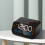 Radio-réveil multifonction LED avec FM, rechargeable, noir 7