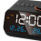 Radio-réveil multifonction LED avec FM, rechargeable, noir 9